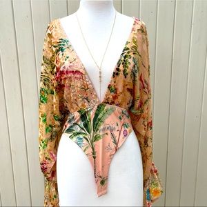 NWT Hemant and Nandita x Revolve Veena Bodysuit